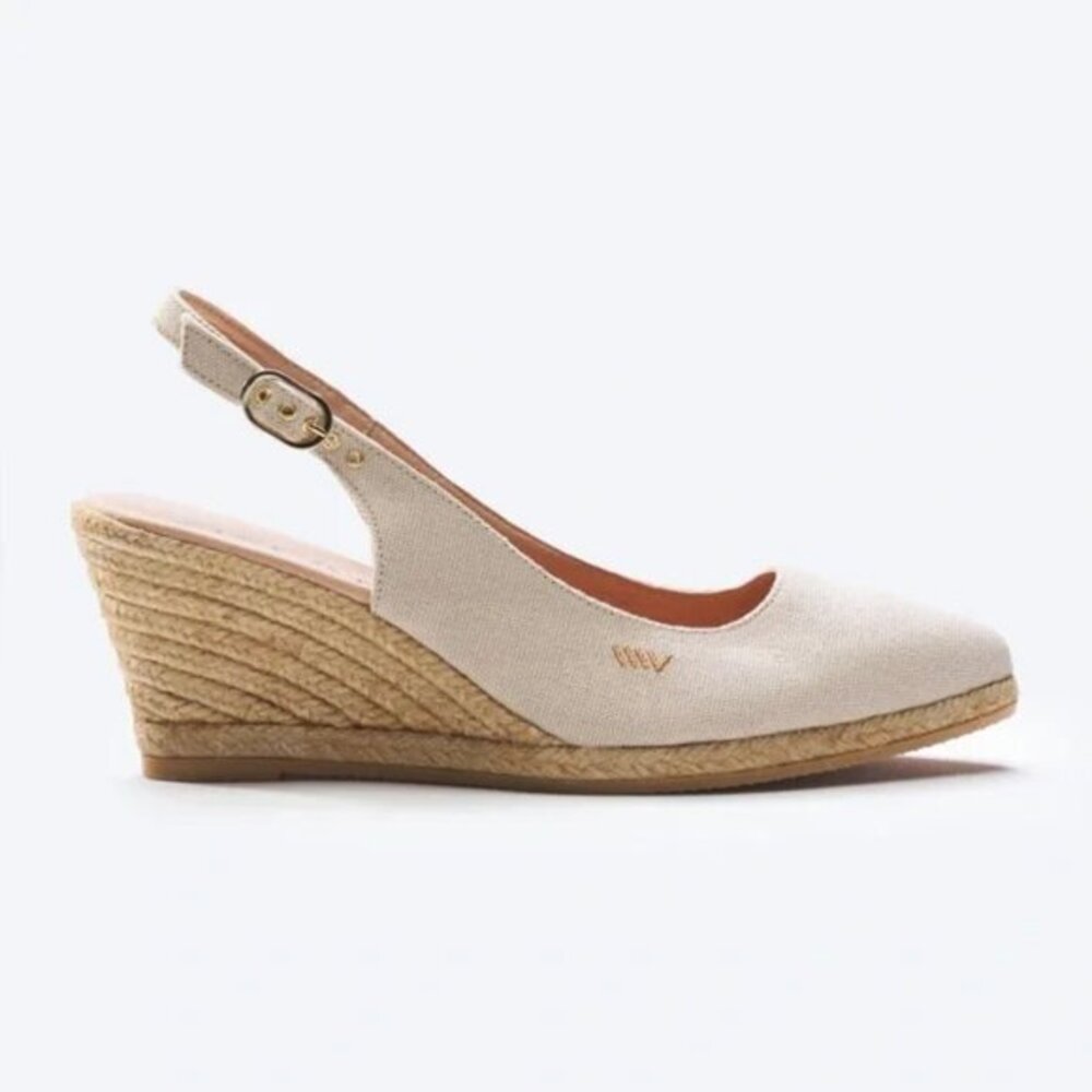 Viscata Palomera‎ Canvas Espadrille Wedge Sandals Size US8|EU39